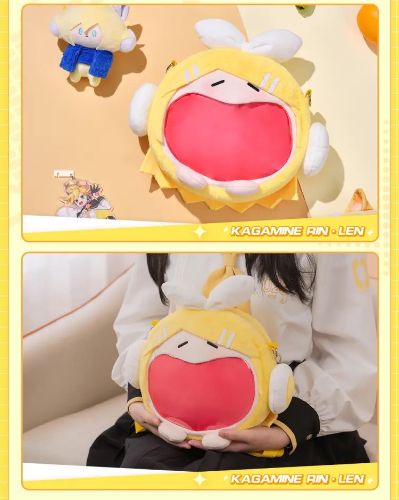 镜音铃连 可爱体UWA系列 软乎乎笑容毛绒小包