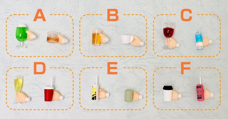 粘土人 预订活动 第一弹 特典 手部配件+饮料部件