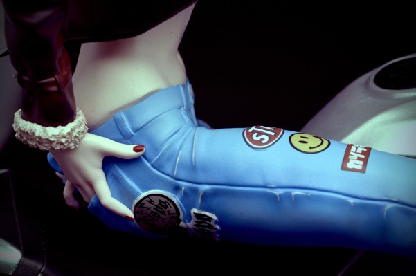 新世纪福音战士 葛城美里 与 摩托车