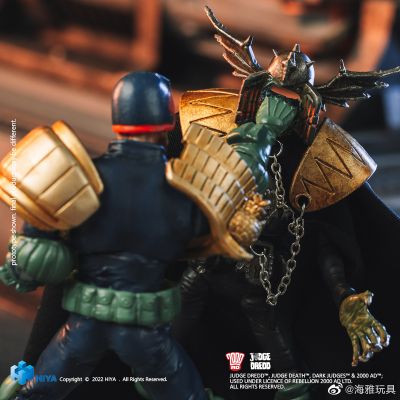 极致迷你系列 特警判官 凝视德雷德的拳头 超可动人偶套装
