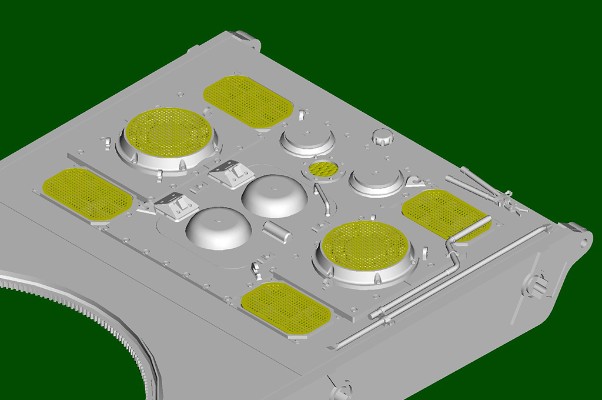 编号:09586 1/35 装甲车辆系列 E-100防空坦克(搭载“莱茵女儿”I火箭)