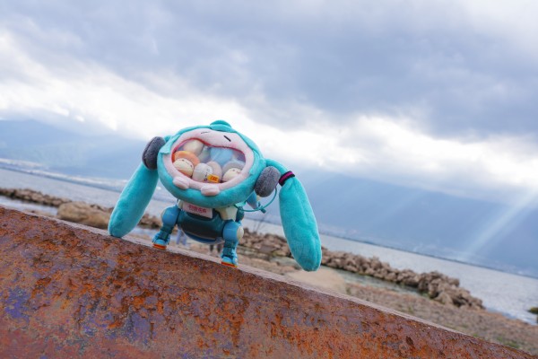 可爱体UWA系列 初音未来 软乎乎笑容毛绒小痛包