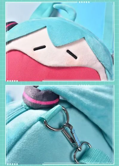 可爱体UWA系列 初音未来 软乎乎笑容毛绒小痛包