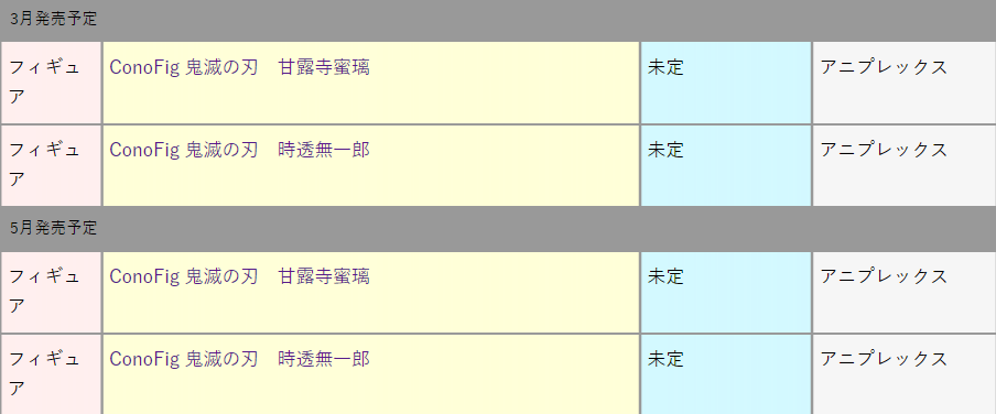 ConoFig 鬼灭之刃 甘露寺蜜璃