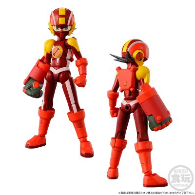 SMP Kit Makes Pose 洛克人EXE 热焰气力形态+绿木护盾形态