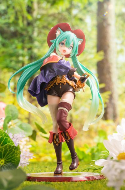 童话仙境 初音未来  穿靴子的猫