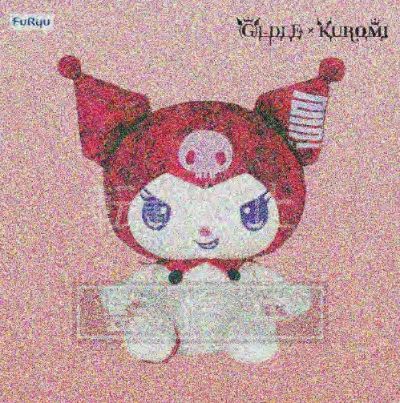 (G)I-DLE×酷洛米 酷洛米 大号毛绒玩偶