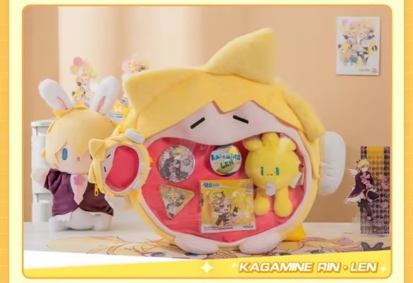 镜音铃连 可爱体UWA系列 软乎乎笑容 4背型收纳包