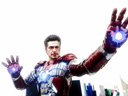 MMS400D18 电影杰作系列 压铸成品 电影 ：钢铁侠2 钢铁侠Mark 5