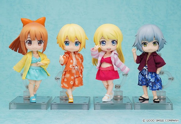 粘土娃 服装套组 泳装 男孩（热带风/迷彩风）