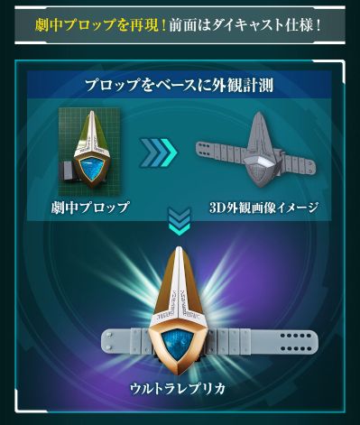 奥特复刻 盖亚奥特曼 蓝宝锥+蓝宝镯