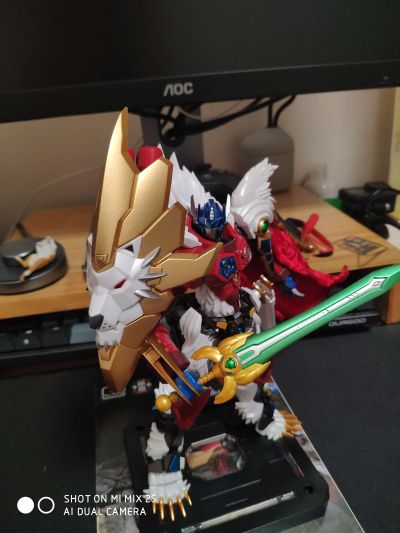 风雷可动  白狮擎天柱