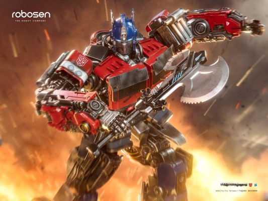 变形金刚 超能勇士崛起 擎天柱 限量版