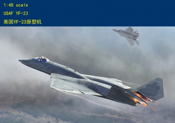 编号:81722 1/48 军用飞机系列 美国YF-23原型机