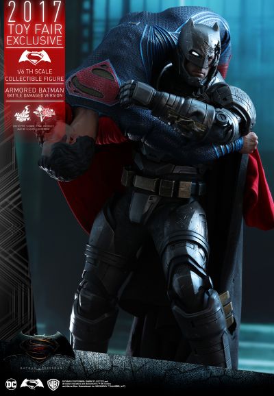 MMS417 蝙蝠侠大战超人：正义黎明 装甲蝙蝠侠 (战损版)