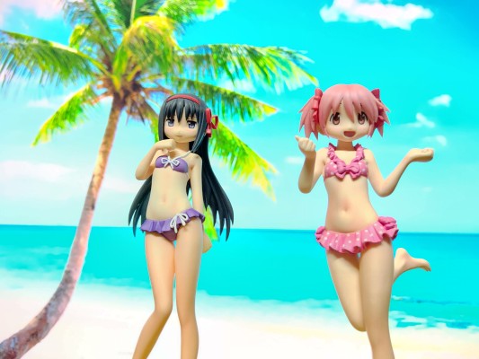 BEACH QUEENS 魔法少女小圆 晓美焰 