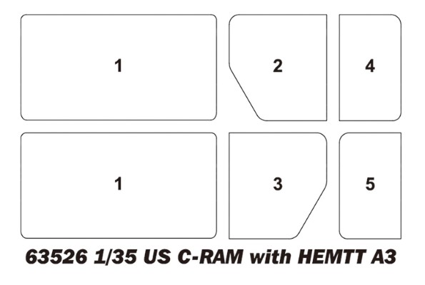 编号:63526 1/35 装甲车辆系列 C-RAM防空系统(HEMTT A3底盘）