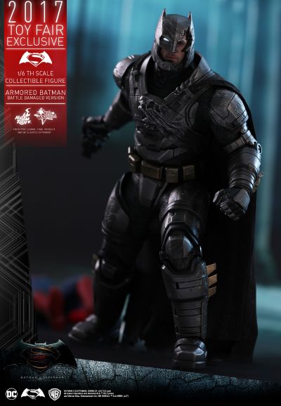 MMS417 蝙蝠侠大战超人：正义黎明 装甲蝙蝠侠 (战损版)