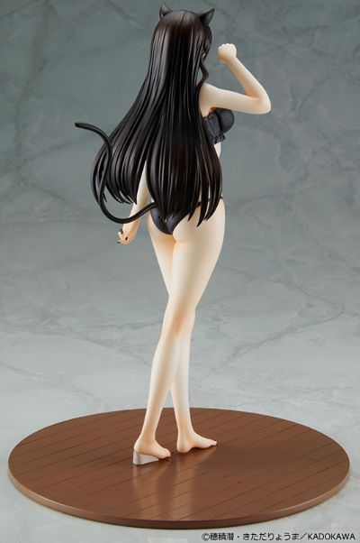 被不认识的女高生监禁的漫画家 此方 竞技泳衣 与 猫内衣 服装套装