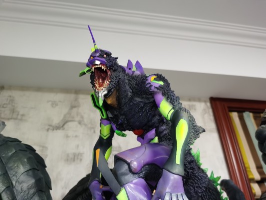 东宝30厘米系列 哥斯拉大战新世纪福音战士 初号机“哥斯拉”觉醒形态 新装版