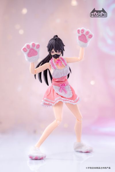 CS011 猫爪 黑白两色 机娘配件包