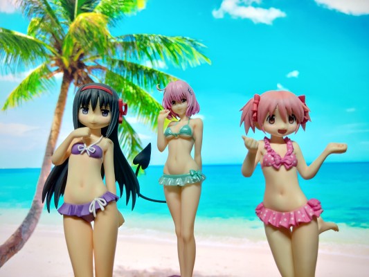 BEACH QUEENS 魔法少女小圆 晓美焰 