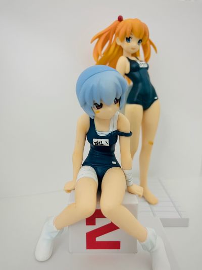 EVA Extra学校泳装フィギュア feat.ぽよよん・ろっく 绫波丽＆明日香 2种套件 