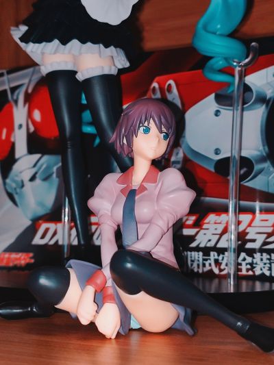 伪物语 ひたぎ＆翼フィギュア 战场原黑仪 