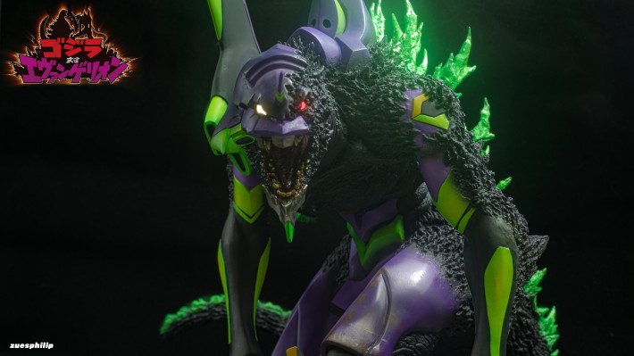 东宝30厘米系列 哥斯拉大战新世纪福音战士 初号机“哥斯拉”觉醒形态 新装版