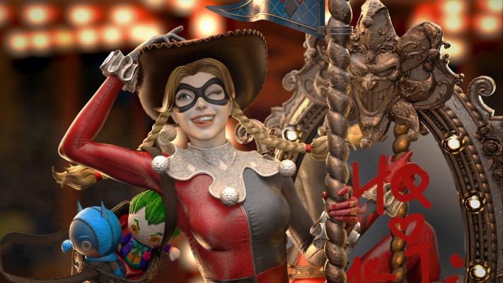 蝙蝠侠漫画 哈莉·奎茵 狂欢