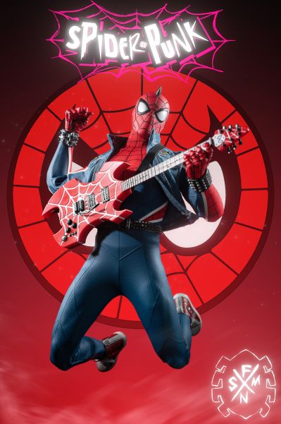 电视游戏杰作 1/6 漫威蜘蛛侠 蜘蛛侠 朋克Ver.