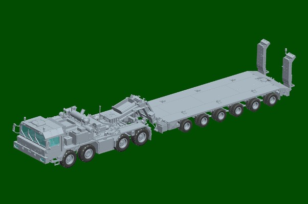 编号:07196 1/72 装甲车辆系列 德国SLT -56象式拖车牵引56t半挂车