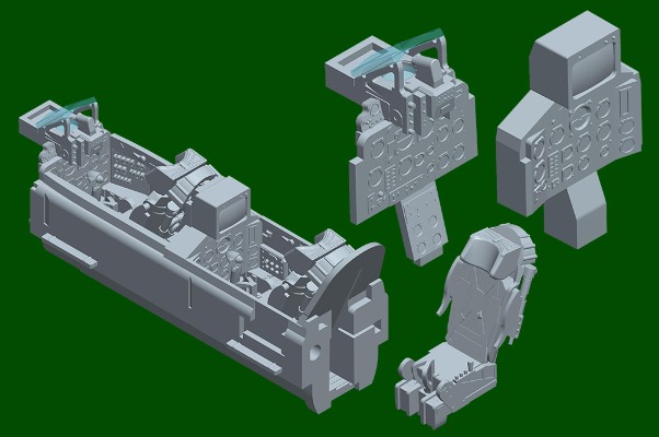 编号:02824 1/48 军用飞机系列 中国歼教-7教练机