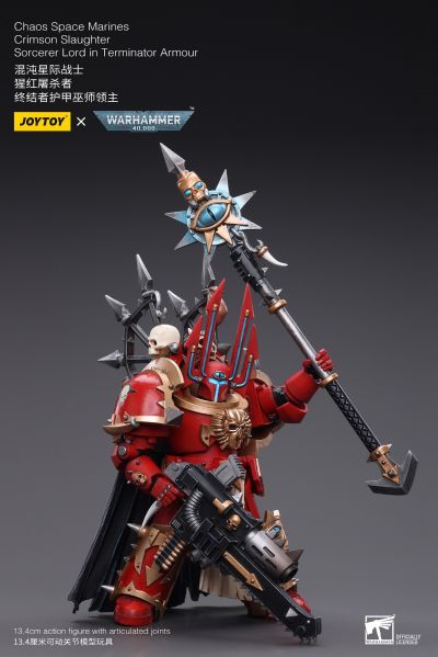 战锤40000 混沌星际战士 猩红屠杀者 终结者护甲巫师领主