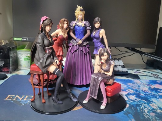 STATIC ARTS 最终幻想7 重制版 爱丽丝·盖恩斯巴勒 - 礼服 -