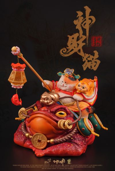 财神猫 多财多亿 雕像