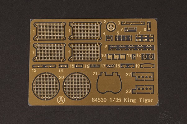 编号:84559 1/35 装甲车辆系列 德虎王重型坦克-亨舍尔炮塔105毫米火炮