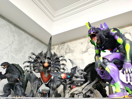 东宝30厘米系列 哥斯拉大战新世纪福音战士 初号机“哥斯拉”觉醒形态 新装版