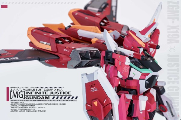 MG #114 机动战士高达SEED DESTINY ZGMF-X19A无限正义高达 30th Anniversary Clear Parts 