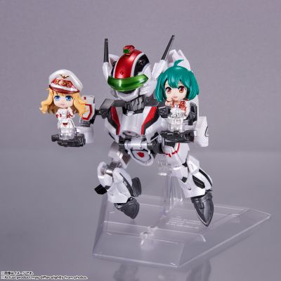 TINY SESSION 超时空要塞F VF-25F 弥赛亚女武神（早乙女有人专用）+兰花+雪莉 -金属色-