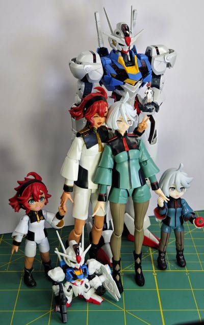 AQUA SHOOTERS 机动战士高达 水星的魔女 斯莱塔+米奥莉奈