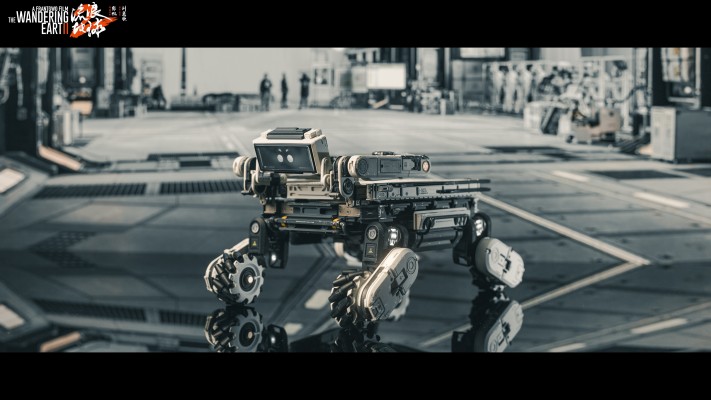 流浪地球2 多功能全地形运输机械狗 笨笨模型