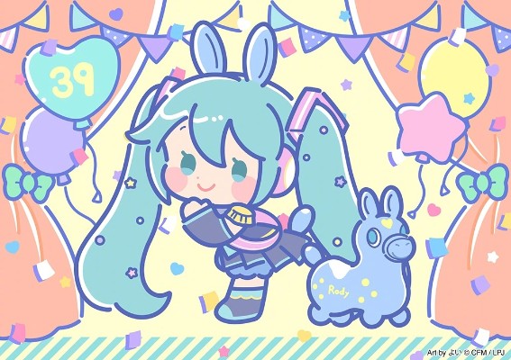 初音未来×RODY 联名毛毯