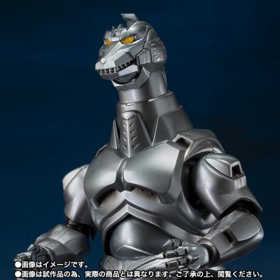S.H.MonsterArts 哥斯拉大战机械哥斯拉2 机械哥斯拉（1993）+迦楼罗+火焰拉顿 幕张决战版