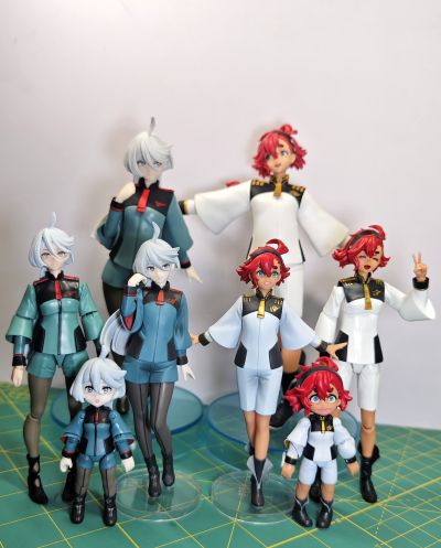 扭蛋肖像 机动战士高达 水星的魔女 斯莱塔+米奥莉奈