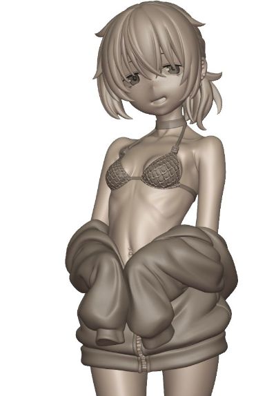 隔壁的手办原型师 羽喰飞泷 连帽衫泳装