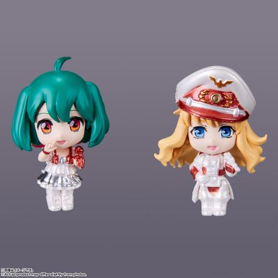 TINY SESSION 超时空要塞F VF-25F 弥赛亚女武神（早乙女有人专用）+兰花+雪莉 -金属色-