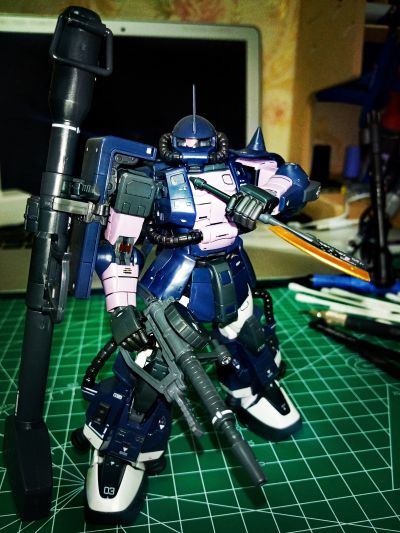RG 1/144 MS-06R-1A  黑色三连星专用扎古II