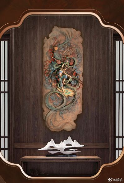 王者荣耀 遇见胡旋 貂蝉艺术雕塑