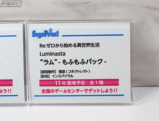 Luminasta Re：从零开始的异世界生活 拉姆 毛茸茸帕克装